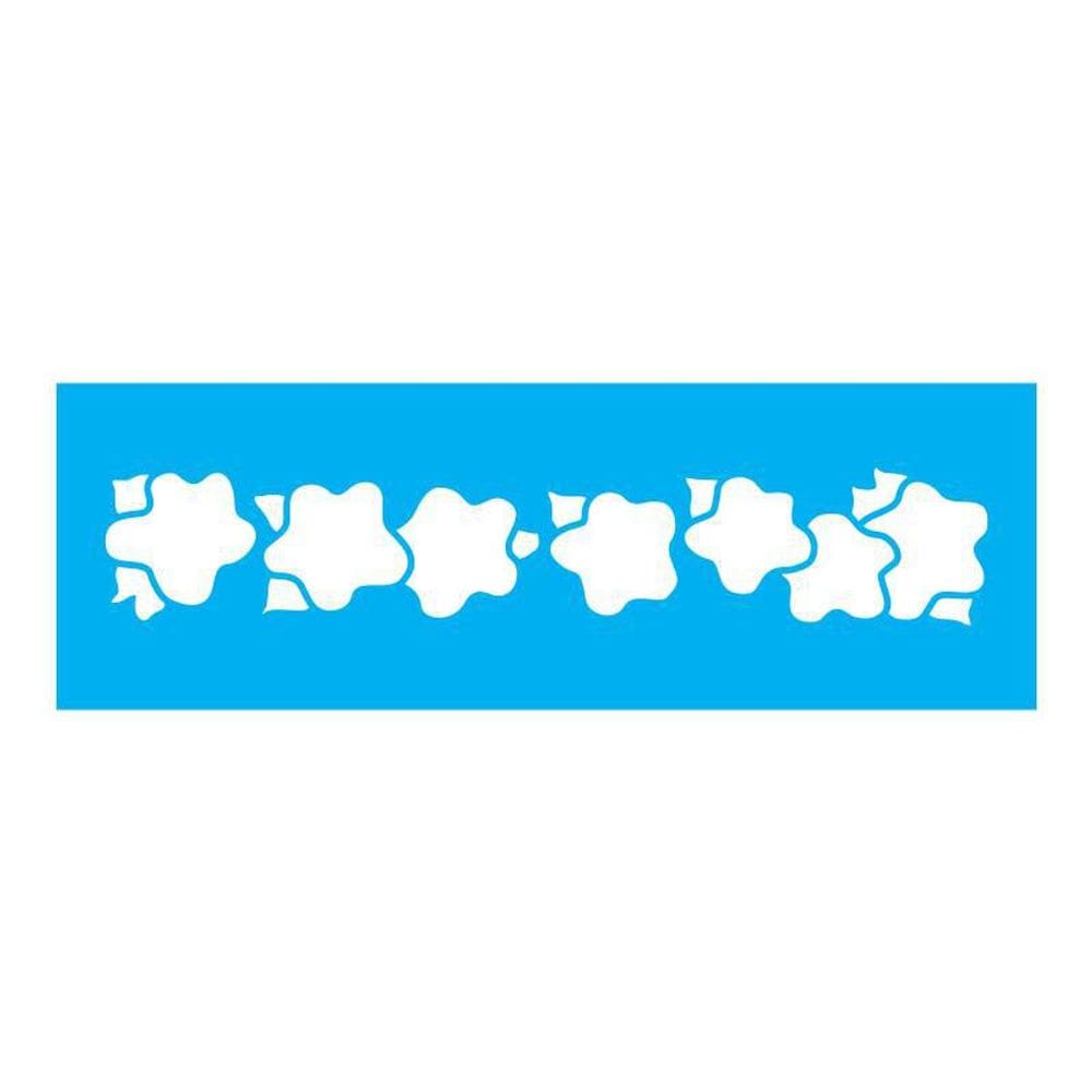 Stencil Tamako Country Floral - 10X30Cm - Ref 7768