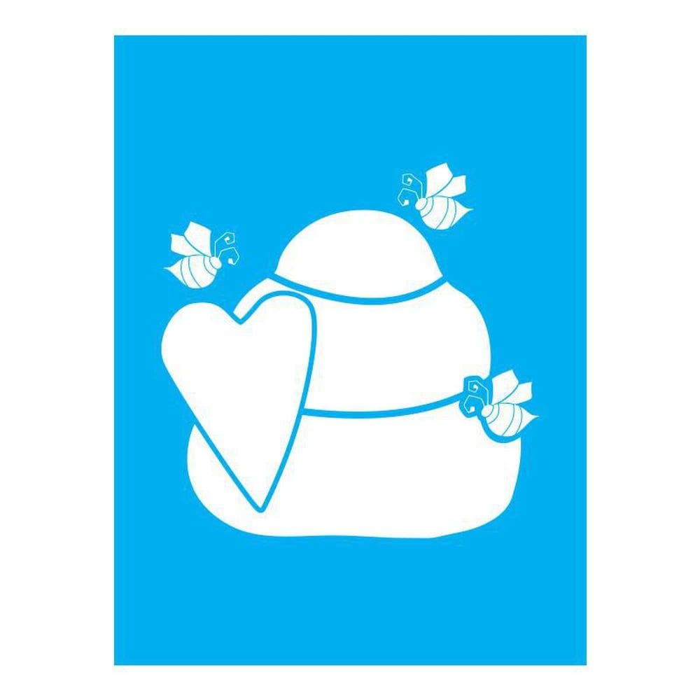 Stencil Tamako Country Colmeia - 15X20Cm - Ref A3497