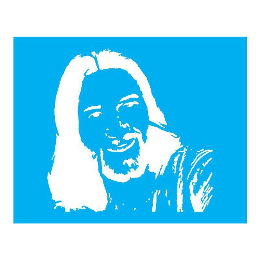 Stencil Tamako Jesus - 20X25Cm - Ref B431