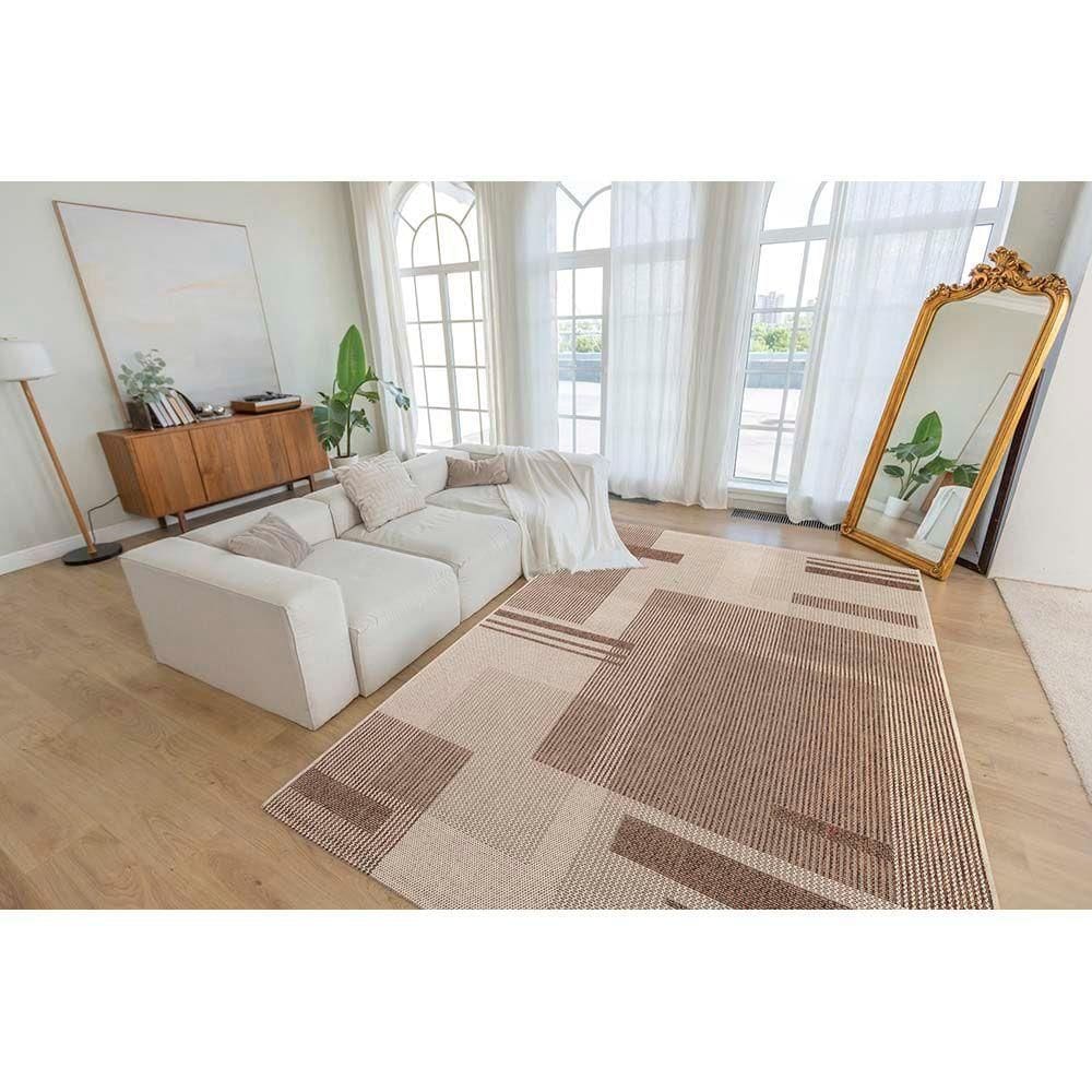 Tapete Sisal Eco Nature Painel 87 Bege Marrom 0,50x0,80m