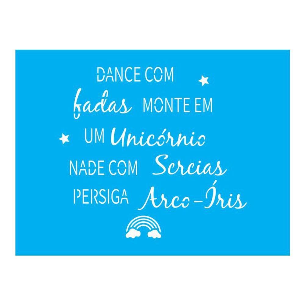 Stencil Tamako Dance Com Fadas - 15X20Cm - Ref A3210