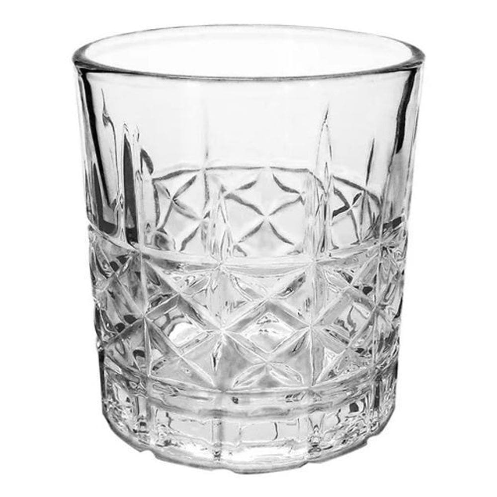 Conjunto 6 Copos De Whisky Vidro Mimo Style 340 Ml