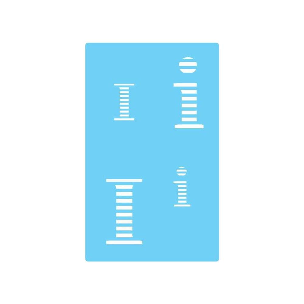 Stencil De Parede Tamako Alfabeto Letra I 55X90Cm - Ref 309