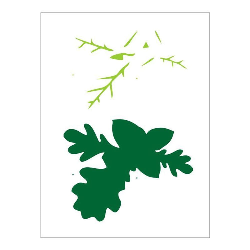 Stencil Tamako Folha - 15X20Cm - Ref A2618