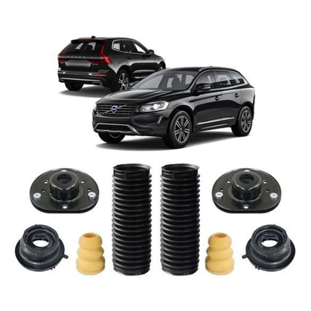 2 Kit Coxim Amortecedor Dianteiro Volvo Xc60 2009 2010 2011