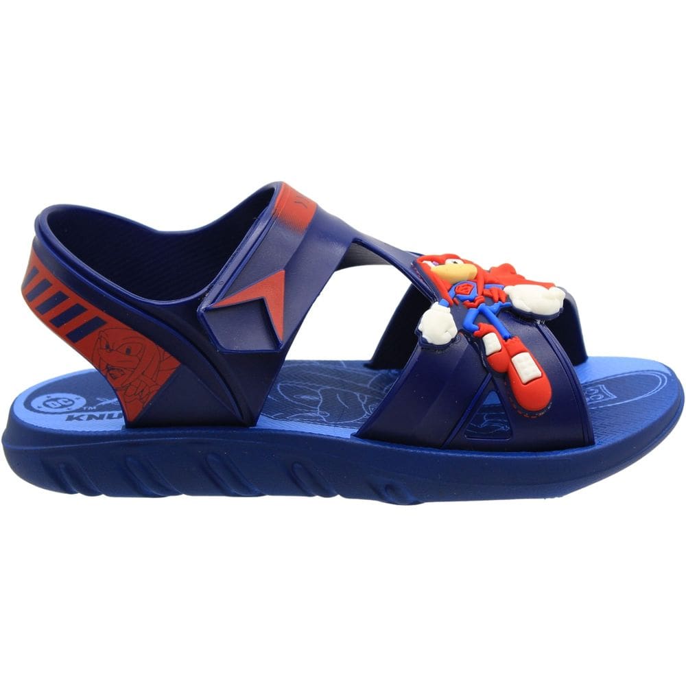 Sandália Infantil Grendene Kids Ouriço Azul DC Heroes Menino