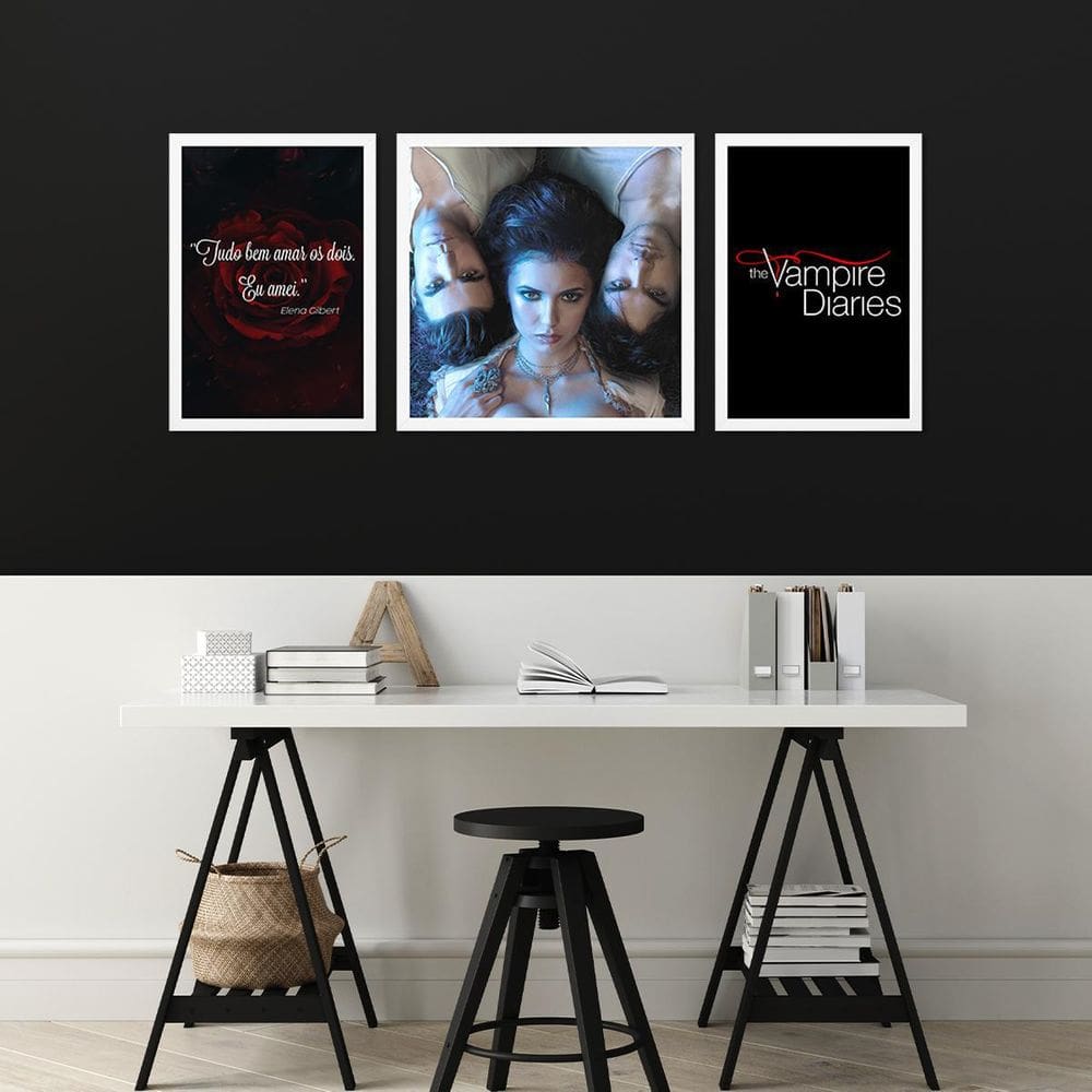 Kit De Placas Decorativas The Vampire Diaries