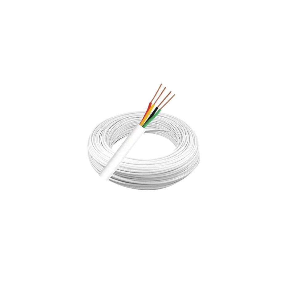 Cabo Alarme 4 Vias 0,50Mm Interfone & Alarme 400M  8X50  8L5