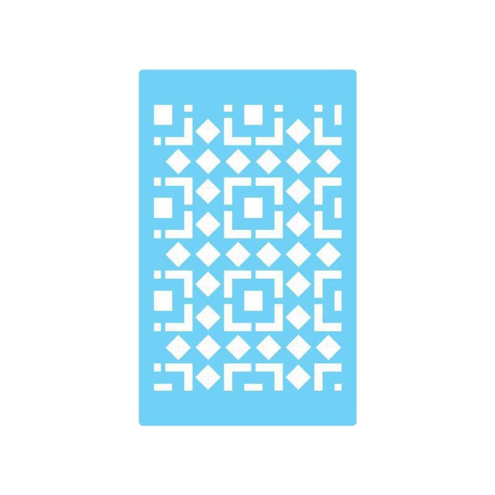 Stencil De Parede Tamako Estampa - 55 X 90Cm - Ref 417