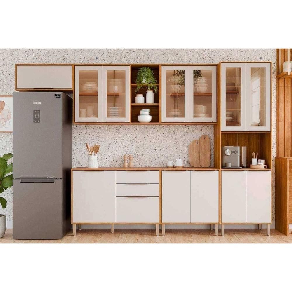 Kit Modulado MGM 6 Peças Brilhante C6P139 Cinamomo/Off