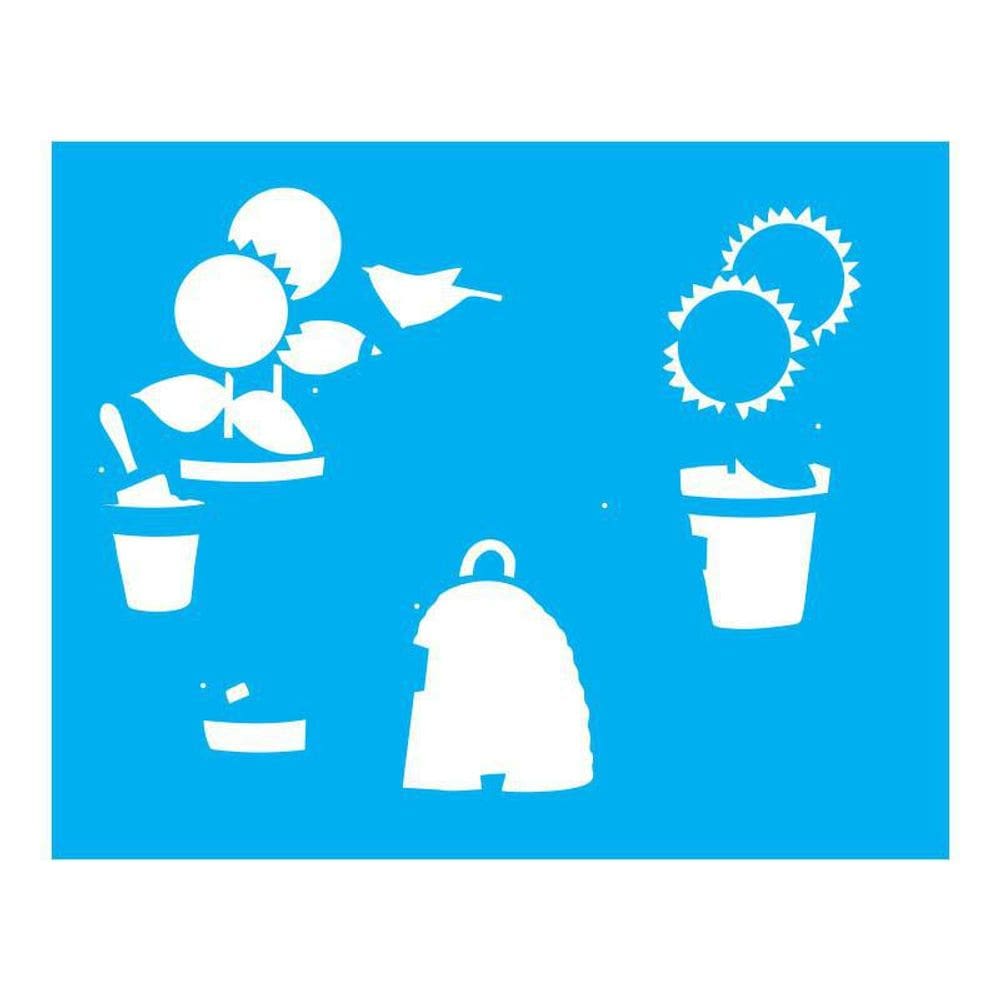 Stencil Tamako Country Flores - 20X25Cm - Ref B841