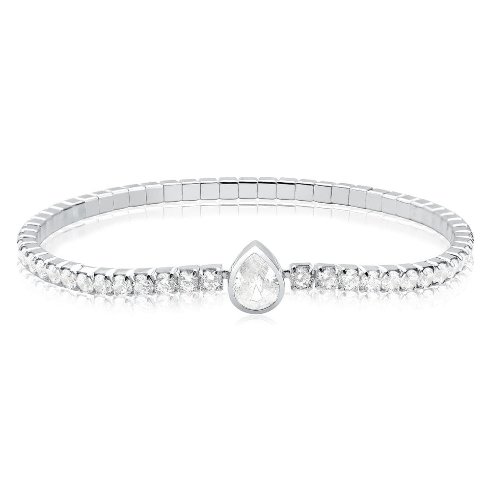 Pulseira Riviera Gota De Prata 925