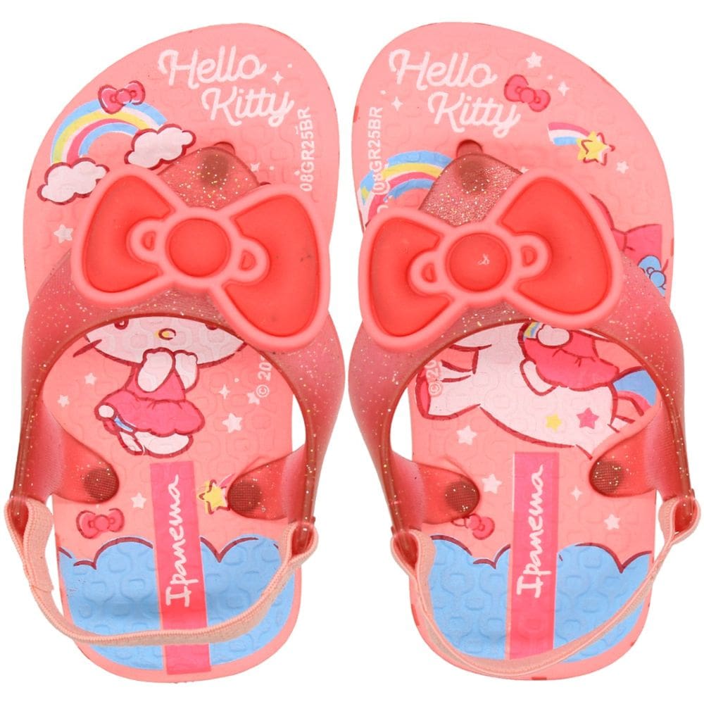 Sandália de Dedo Ipanema Gatinha Funny Glitter Bebê Menina