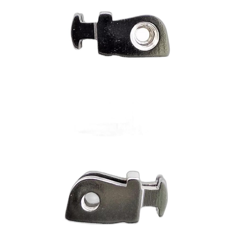 Charneira Dobrável Prateada - Kit 10 Unidades