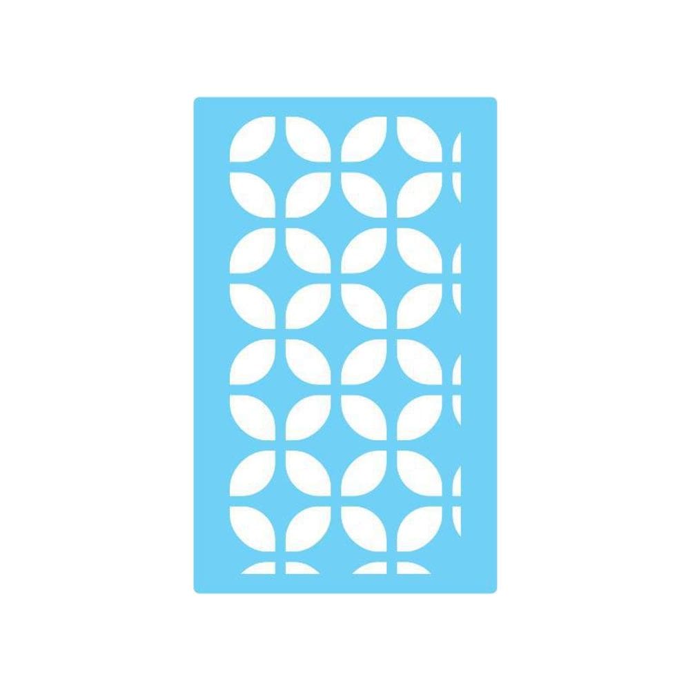 Stencil De Parede Tamako Textura - 55 X 90Cm - Ref 246