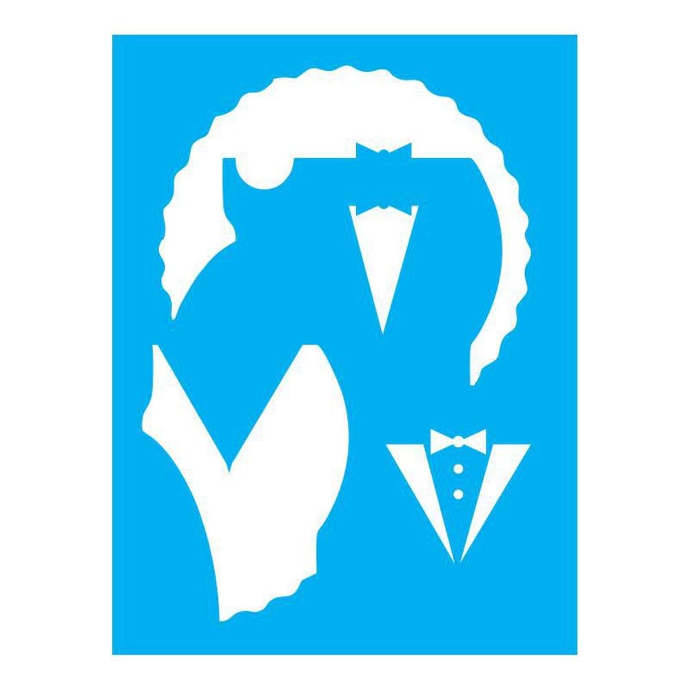 Stencil Tamako Noivos - 15X20Cm - Ref A2485