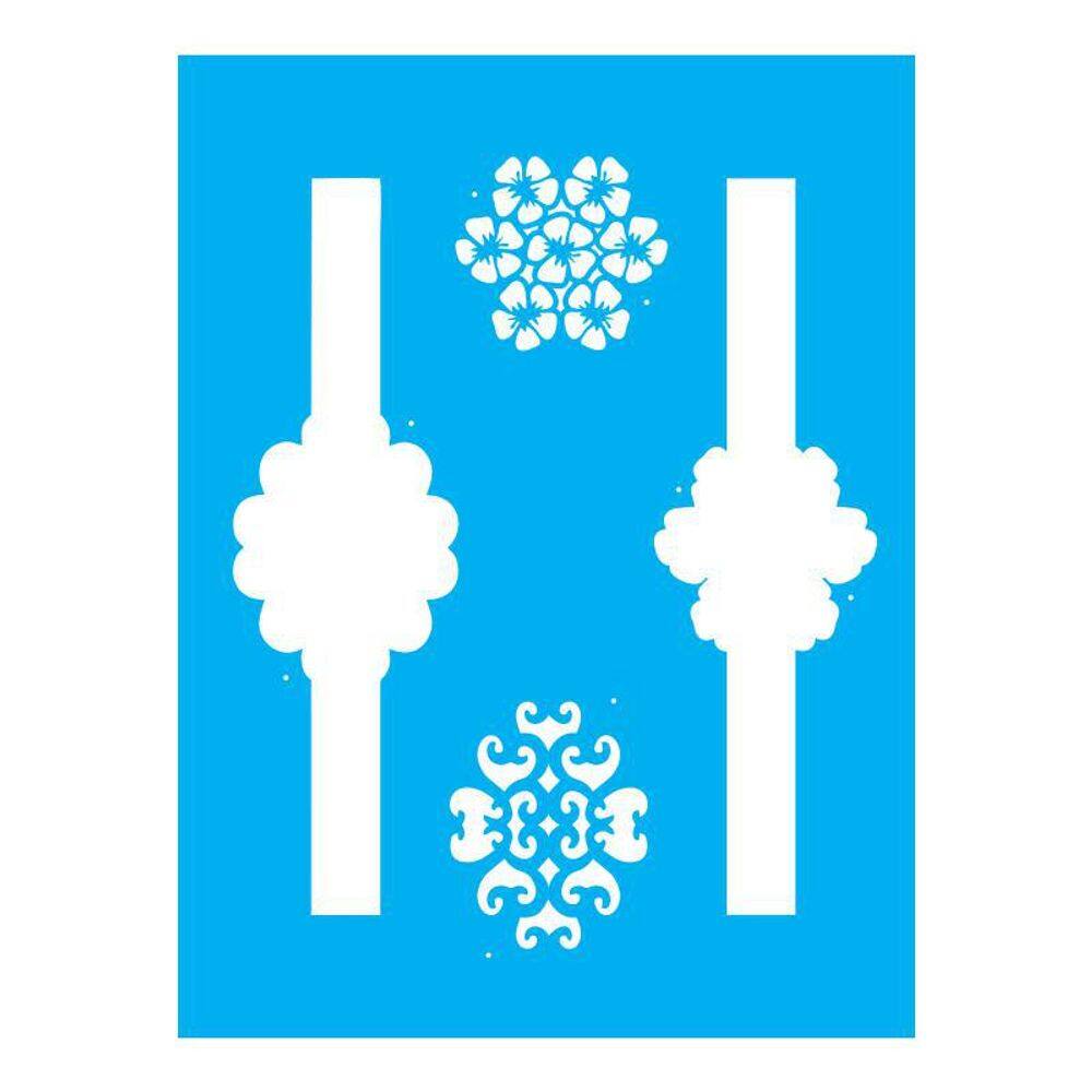 Stencil Tamako Tiras - 15X20Cm - Ref A2694