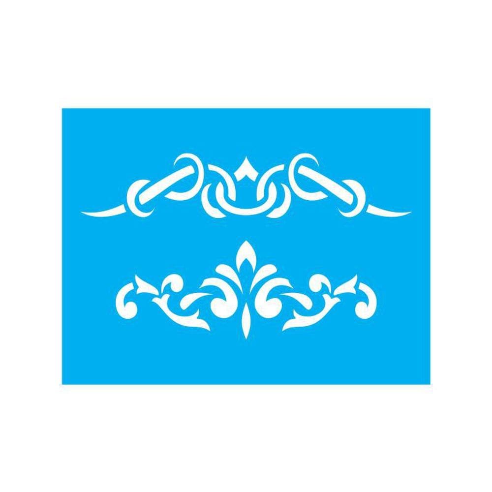 Stencil Tamako Arabesco - 15X20Cm - Ref 8505