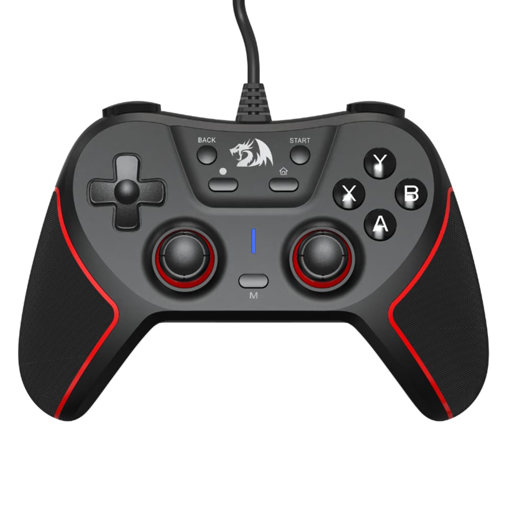 Controle Gamer Redragon Ephemera USB Hall Effect Preto e Vermelho - G713