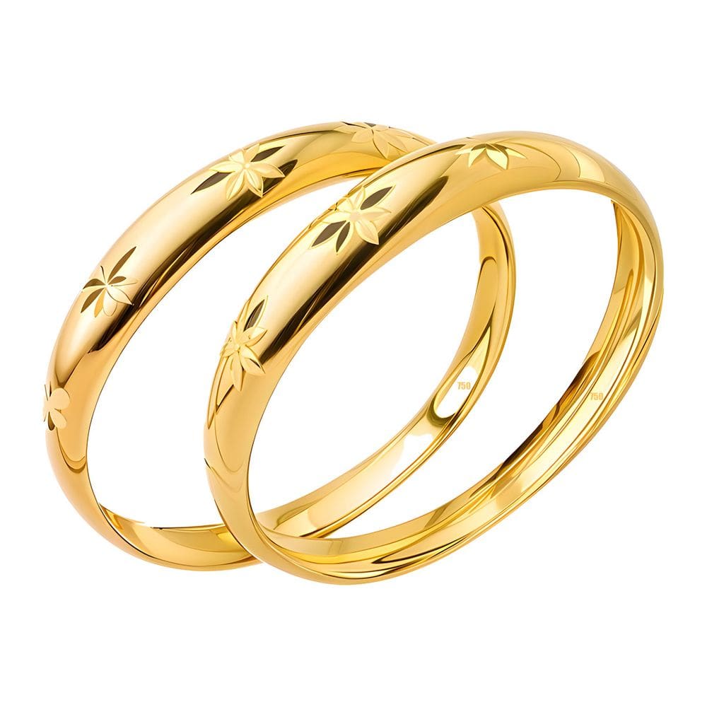 Anel Solitário Feminino De Ouro 18k  Par Aparador Flor Diamantado