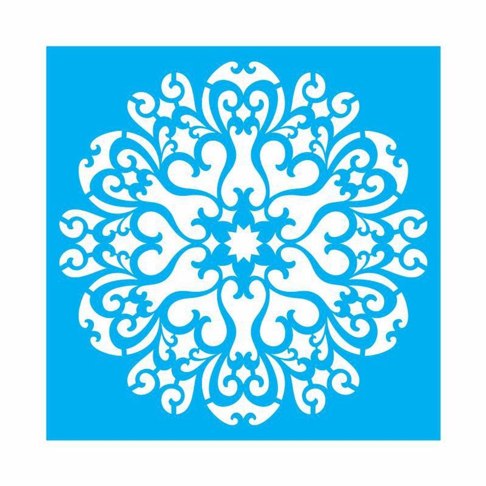 Stencil Tamako Mandala - 30X30Cm - Ref 9502