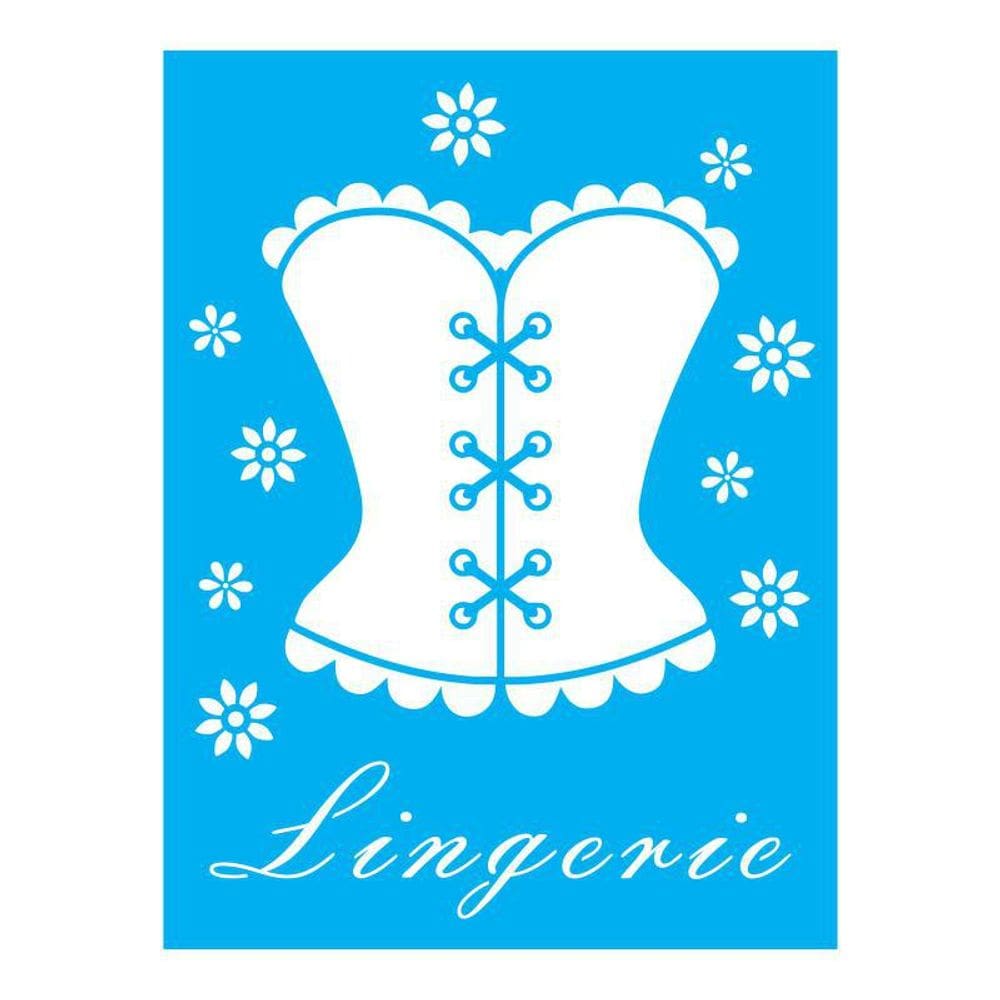 Stencil Tamako Lingerie - 15X20Cm - Ref 886