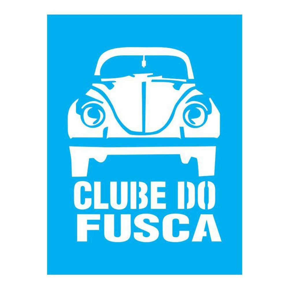 Stencil Tamako Clube Do Fusca - 15X20Cm - Ref A2194