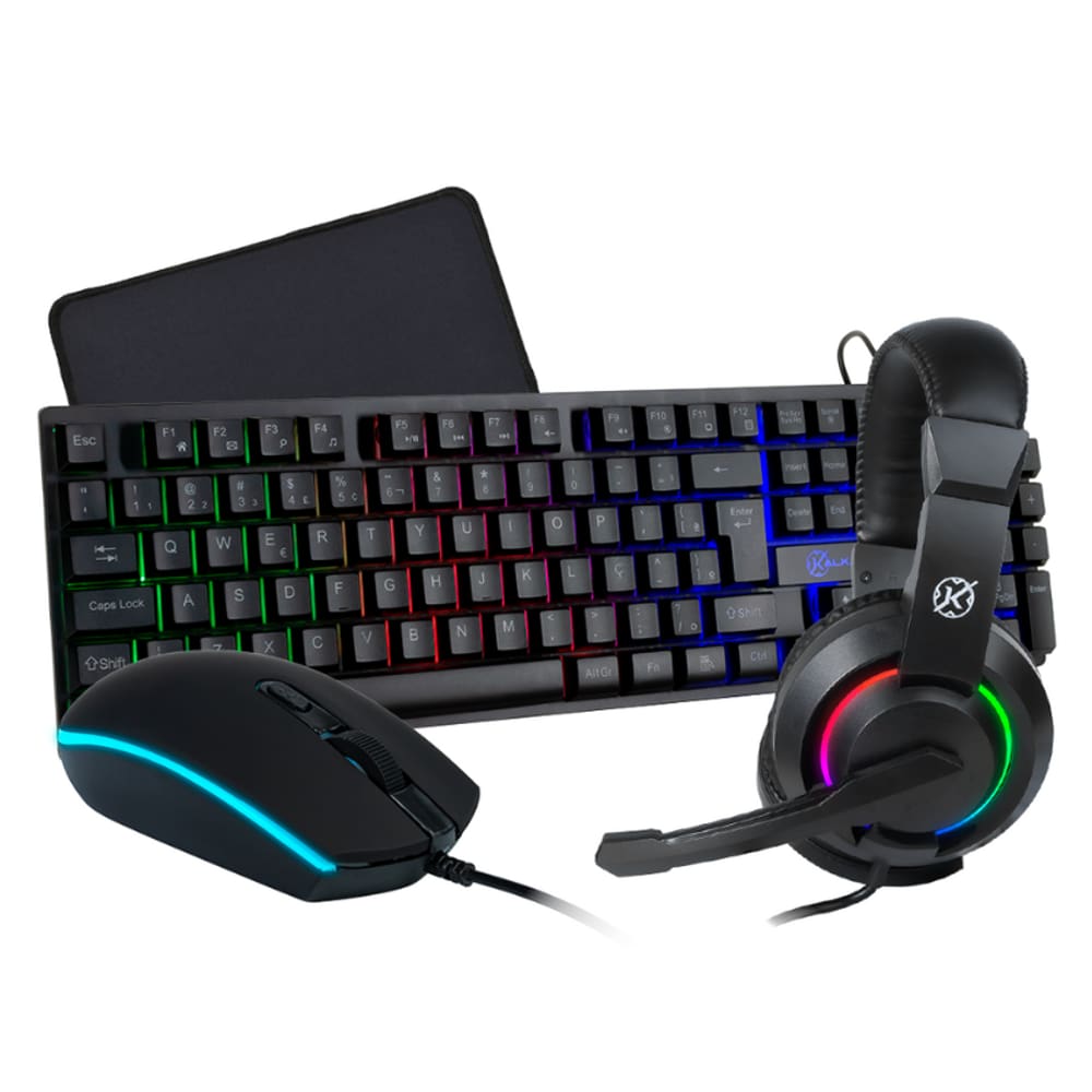 Kit Teclado Mouse Headset e Mousepad Gamer Kalkan Odin Core 4 Em 1 - KLK00017