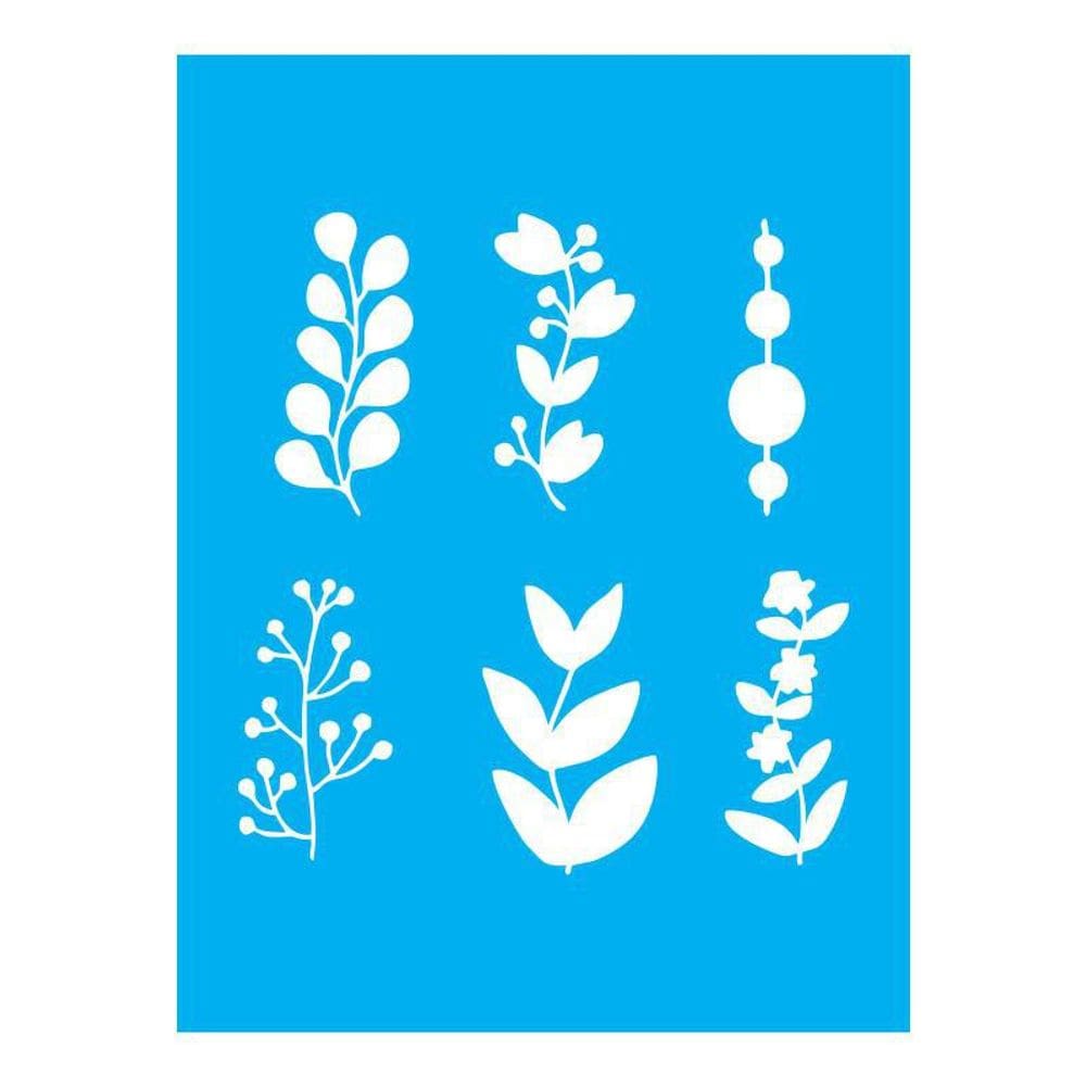 Stencil Tamako Floral - 15X20Cm - Ref A3580