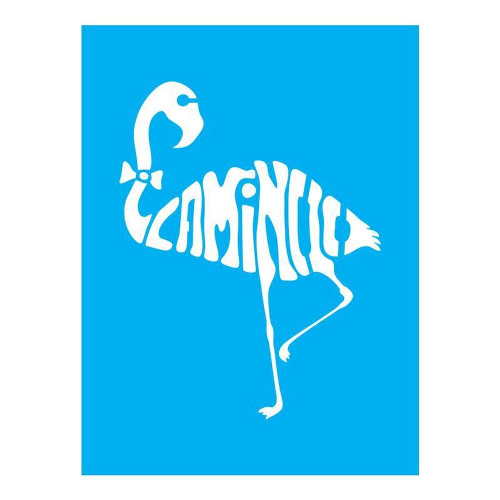 Stencil Tamako Flamingo - 15X20Cm - Ref 8982