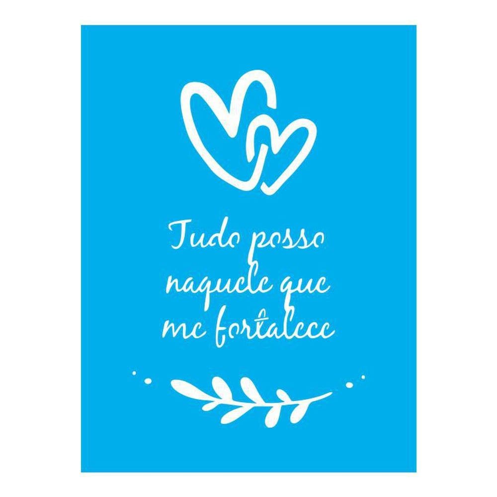 Stencil Tamako Tudo Posso - 15X20Cm - Ref 8721