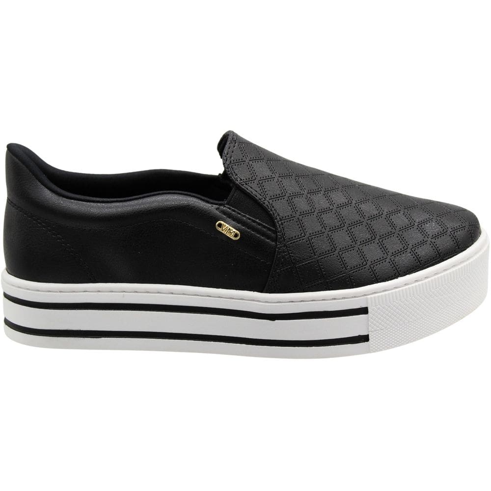 Tênis Slip On Via Marte Line Napa Flat Casual Feminina