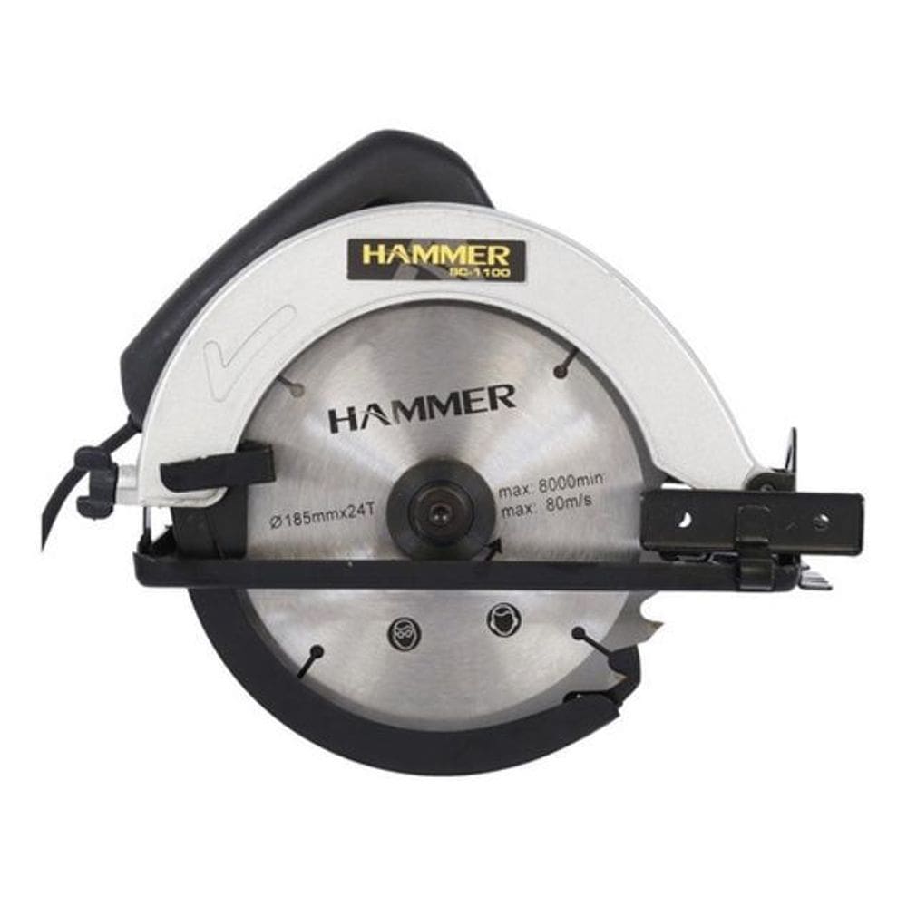 Serra Circular - 1100W - Hammer - Preto - 220V