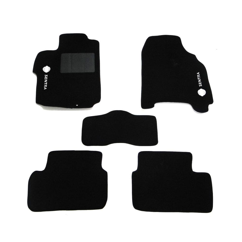 Tapete Sentra PVC Preto | Tapecars | 5 peças