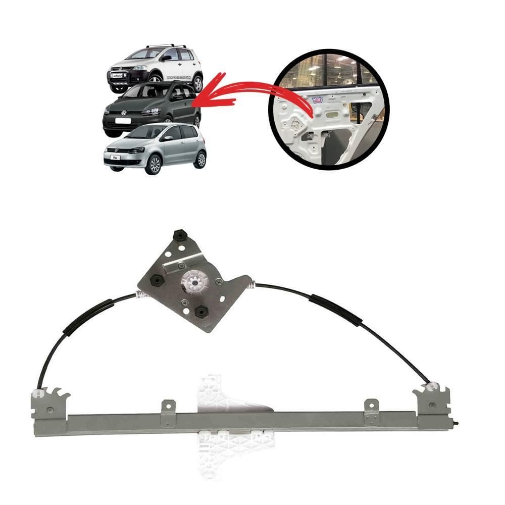 MP - Ma quina Vidro Traseira Esquerda Fox Spa