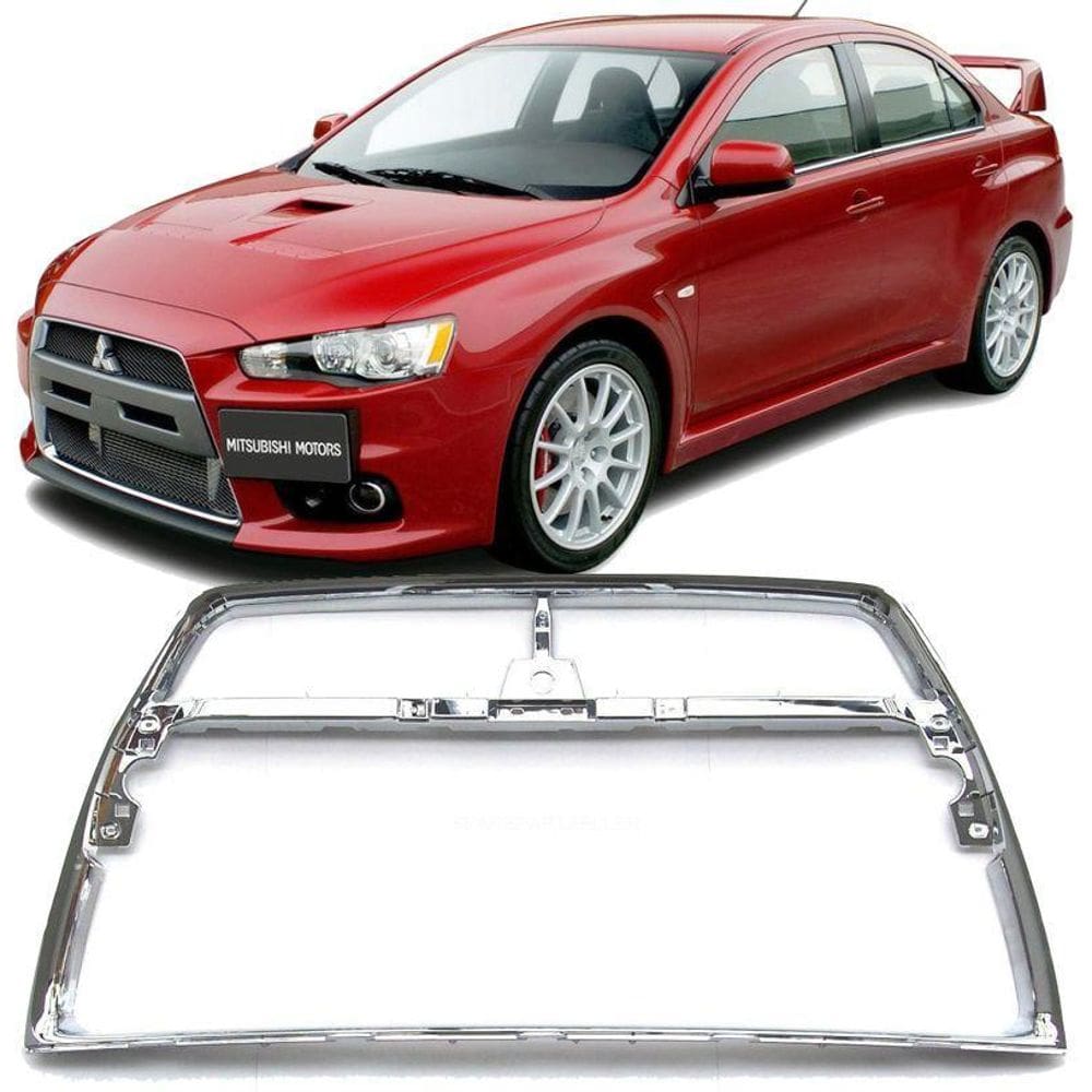 Friso Cromado Para-Choque Lancer Evolution Evo 2010 A 2015
