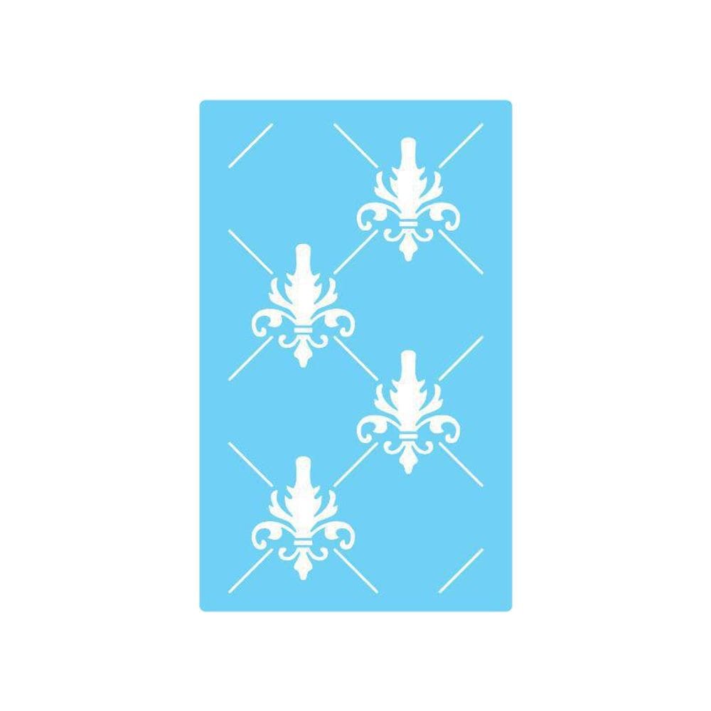 Stencil De Parede Tamako Estampa - 55 X 90Cm - Ref 452