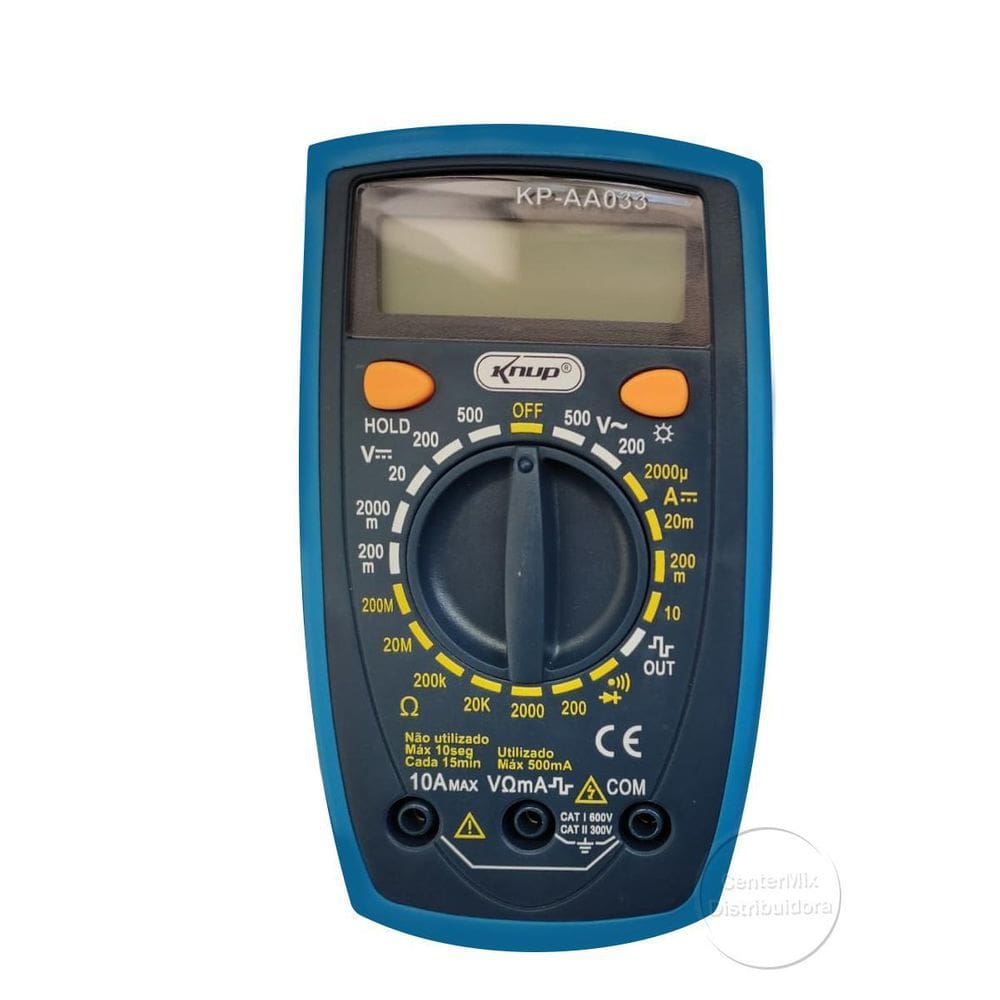 Multímetro Medidor Digital Ponto Prova Kp-Aa033