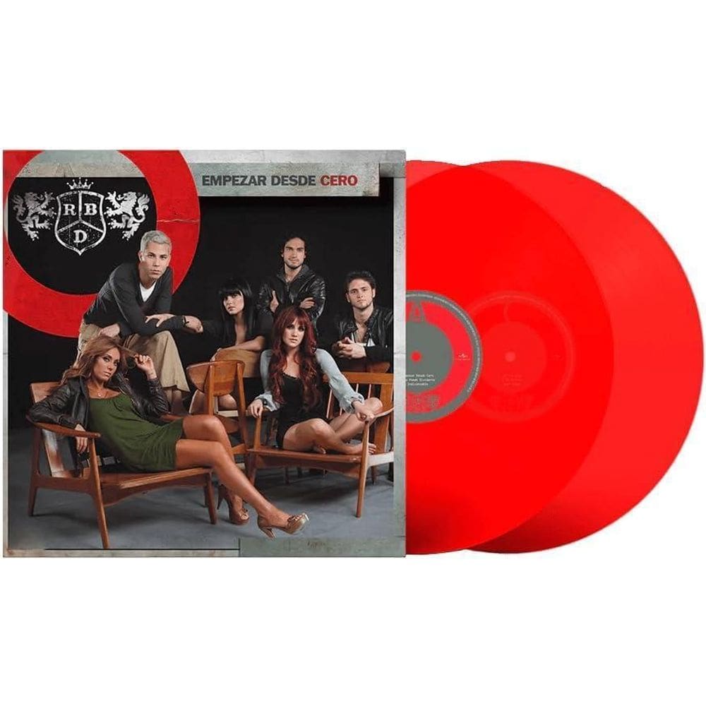 Vinil Rbd - Empezar Desde Cero  2 Lps Vermelho Translúcido