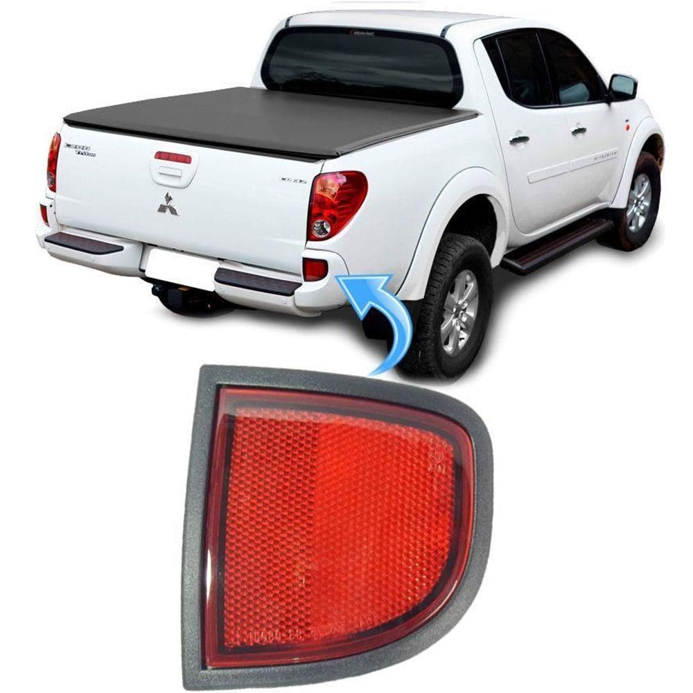 Defletor Traseiro Mitsubishi L200 Triton Ld  Olho De Gato