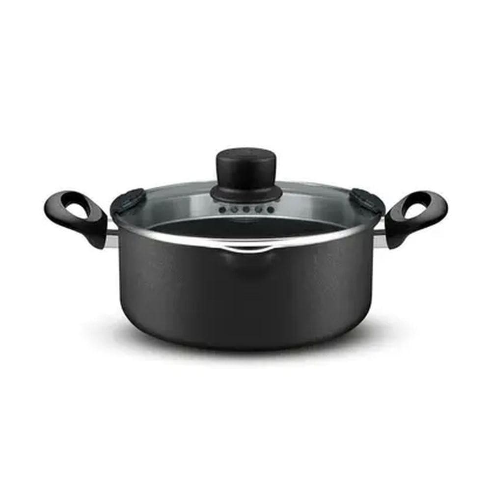 Caçarola Duetto 24 cm com Tampa Cozinha e Escorre - Rochedo