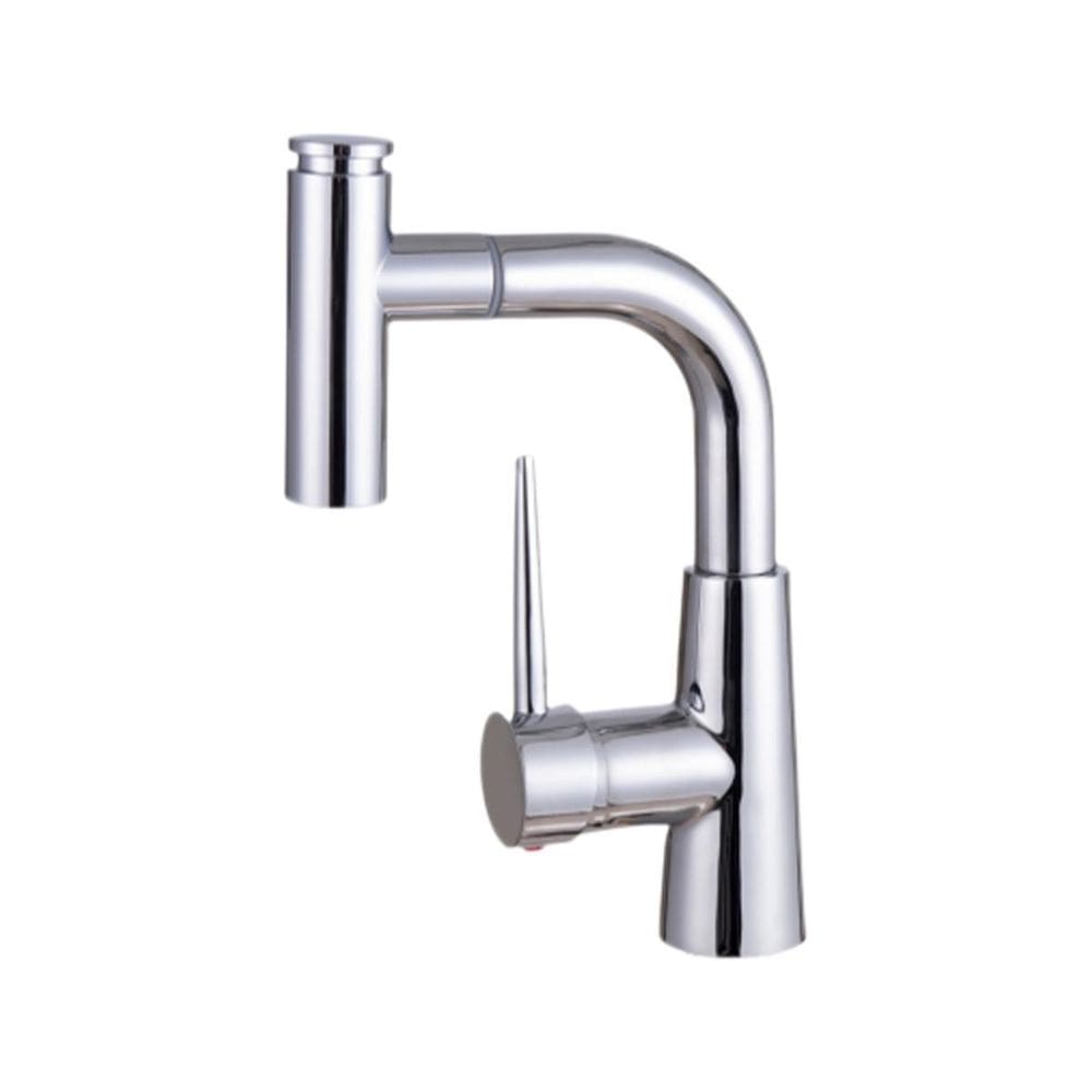 Torneira Misturador Para Banheiro Com Ducha Flexível Cromado