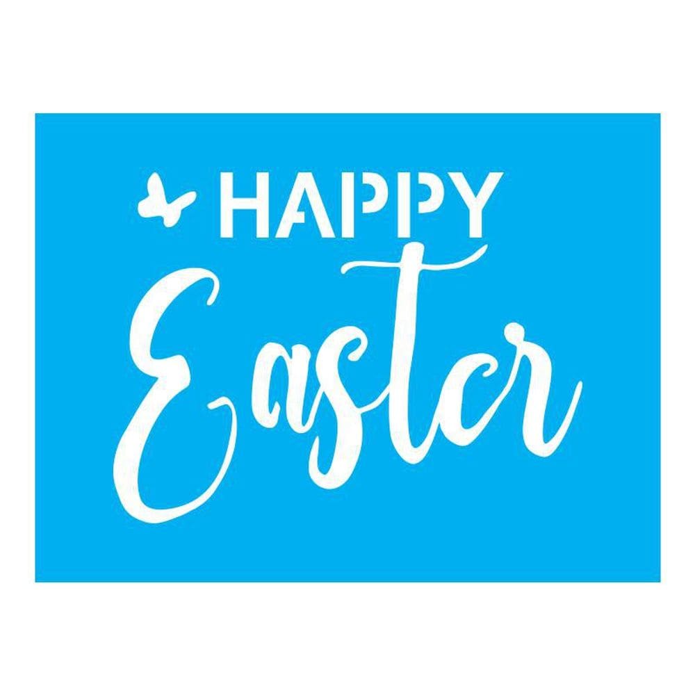 Stencil Tamako Happy Easter - 15X20Cm - Ref A2833