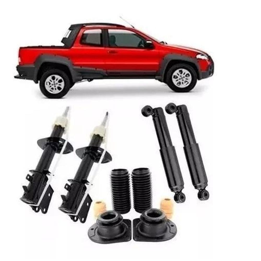 4 Amortecedor+ Kit Suspensão Strada Adventure 2013