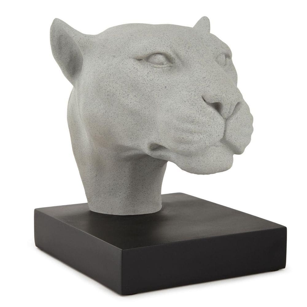 Estatua Pantera Polirresina Poder Coragem Sabedoria Mart