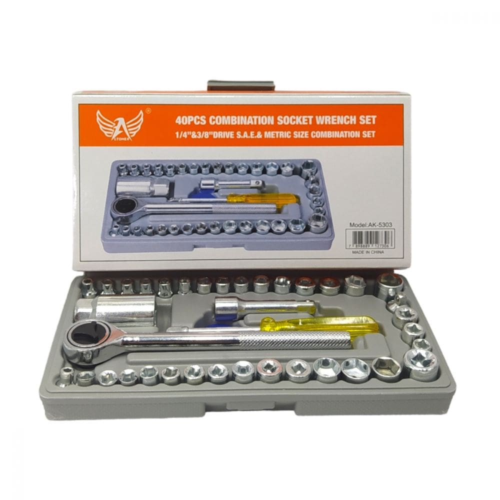 Kit 40pcs Chave de Boca Catraca Altomex AK-5303