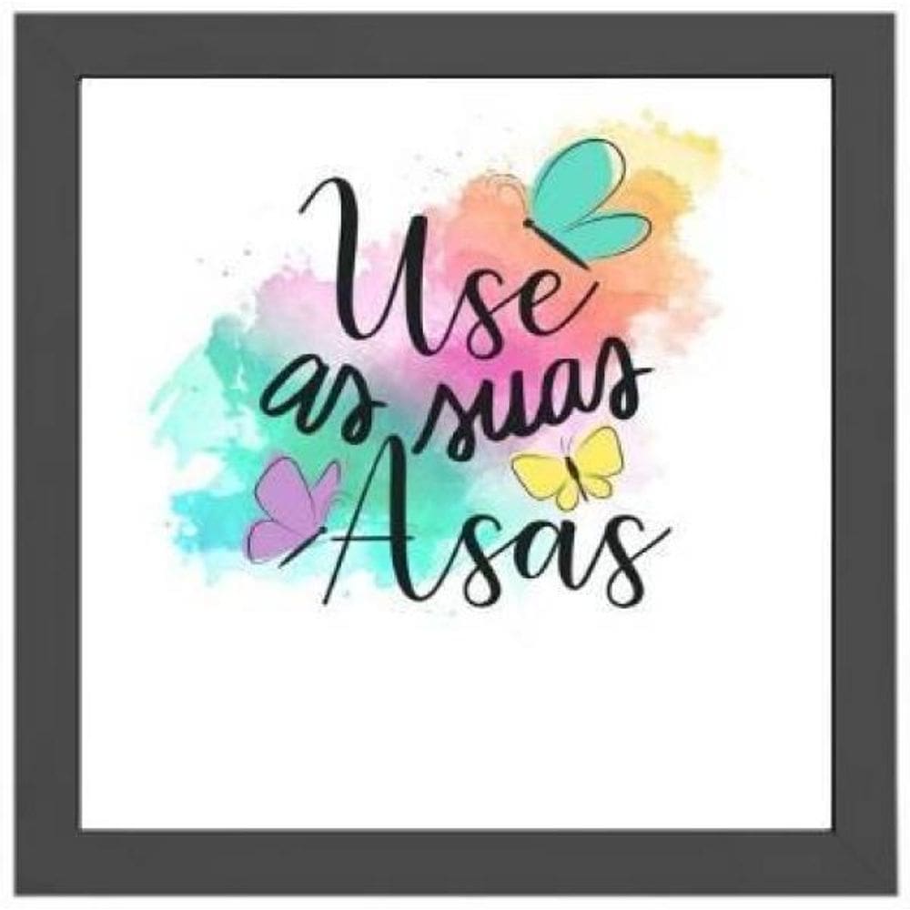 Quadro Quadrado Use Suas Asas 20X20Cm