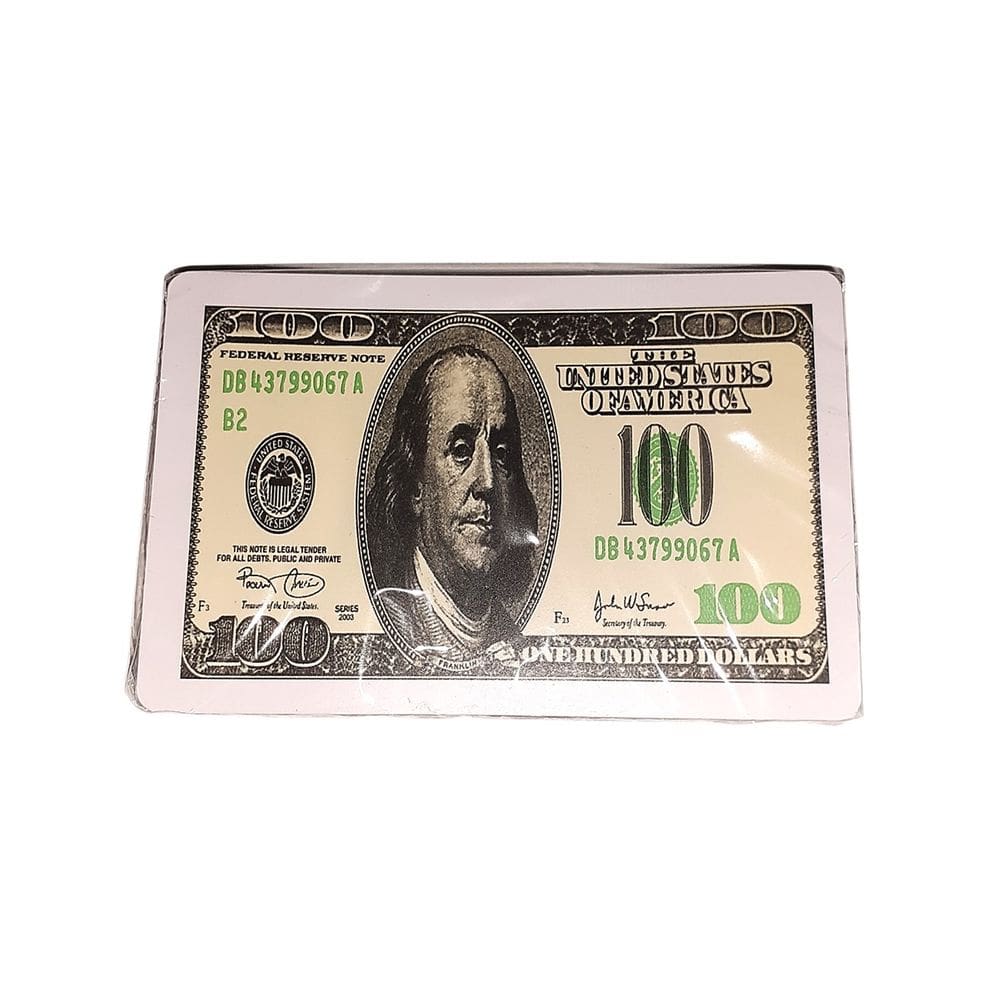 Baralho de Plástico Duplo 108 Cartas com Estojo Dólar