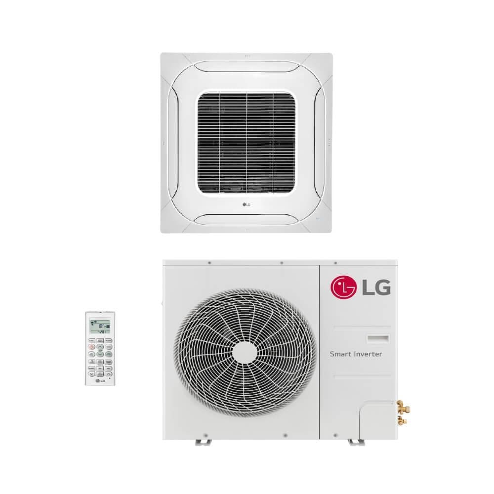 Ar Condicionado Split Cassete 4 Vias 18000 BTUs Inverter LG Quente/Frio ZTNW18GPLAA.ANWZBR1 - 220V