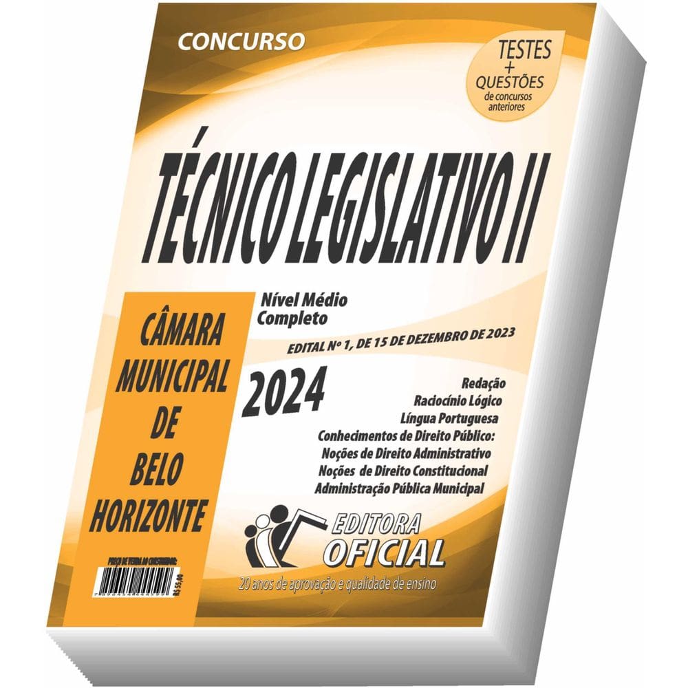 Apostila Câmara Bh - Técnico Legislativo Ii